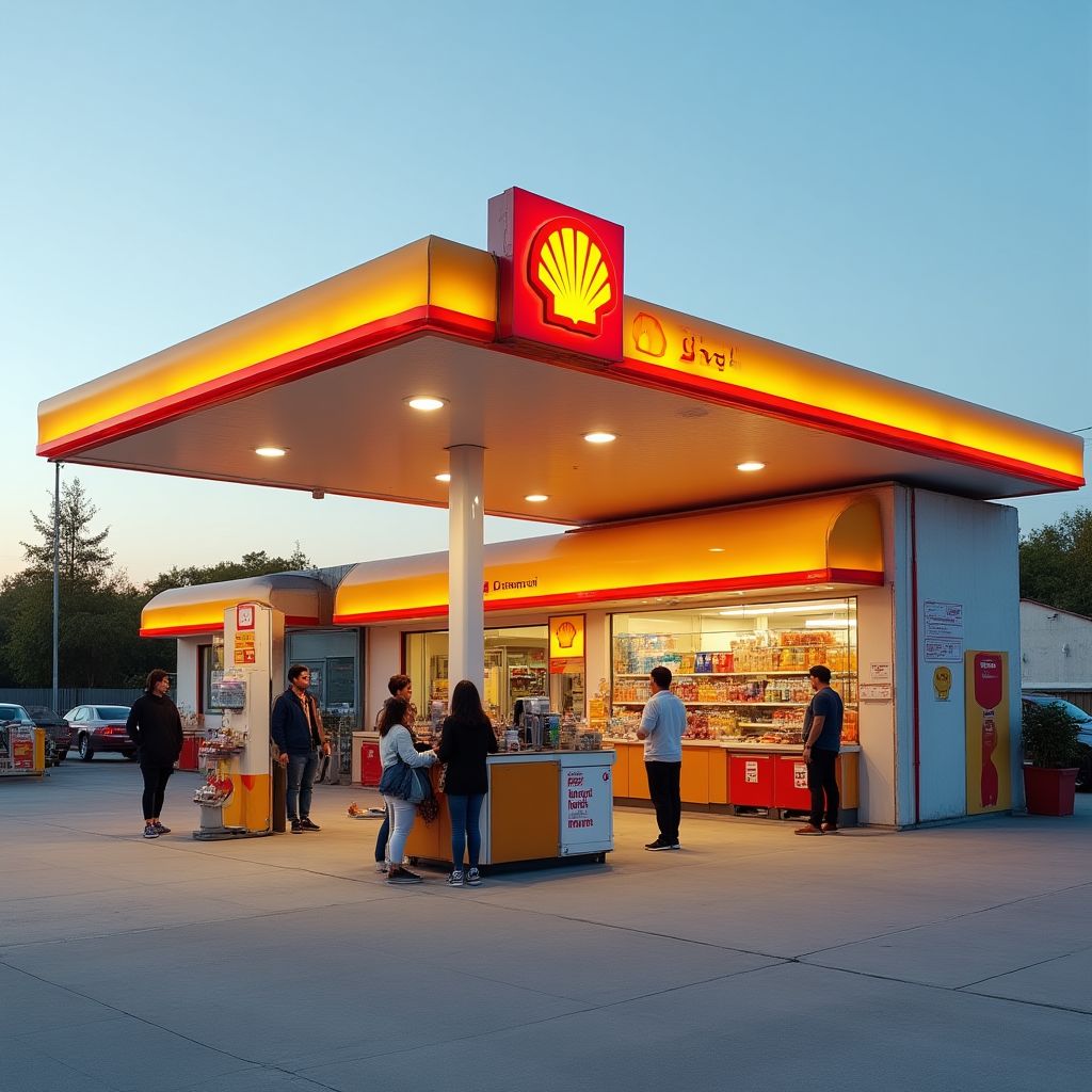 Estación de servicio Shell